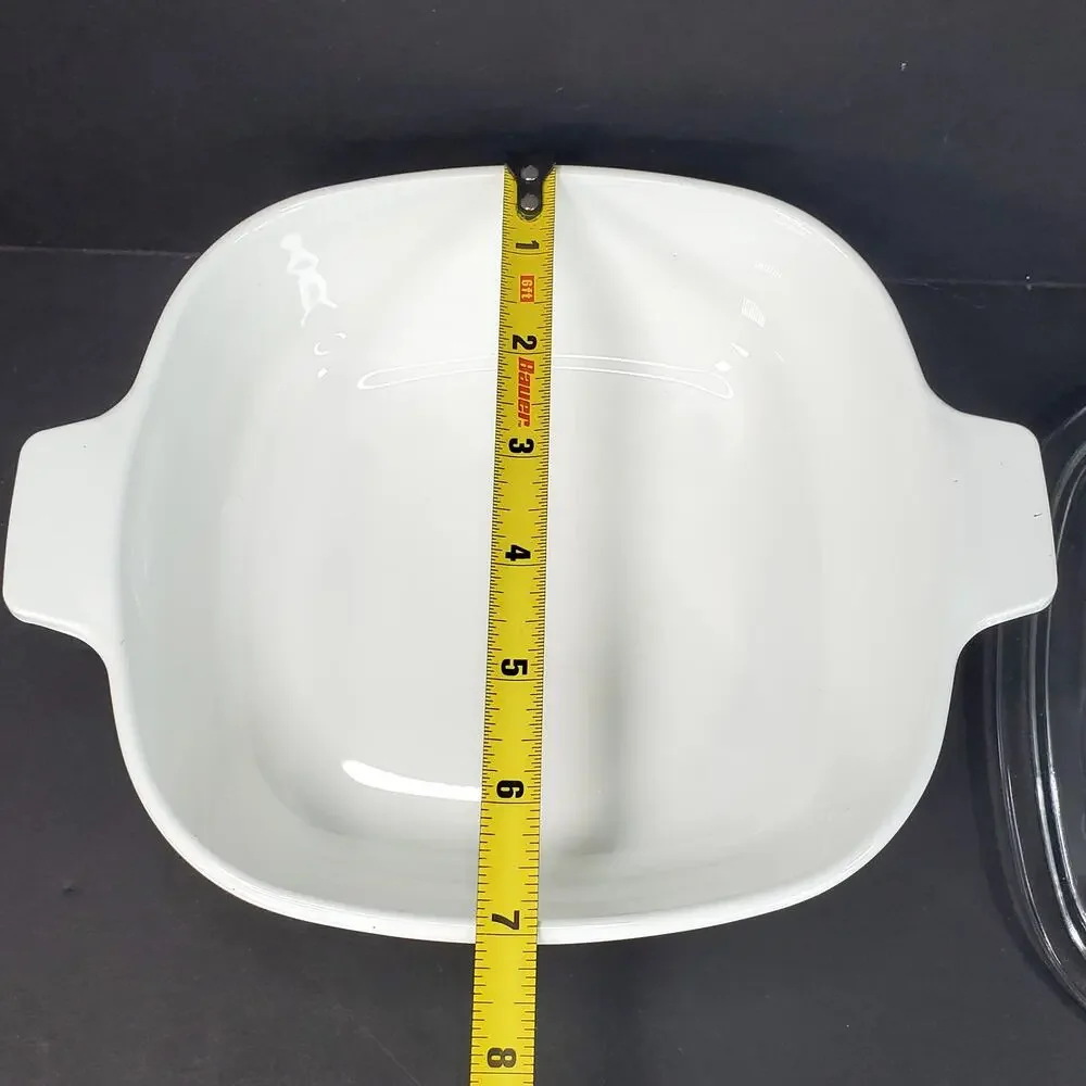 Vtg Corning Ware Casserole Dish Blue Cornflower 1 qt P-1-B Farmcore Country